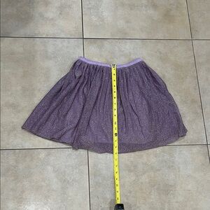 Girls Zara glittery Purple skirt, size 13/14, gently worn